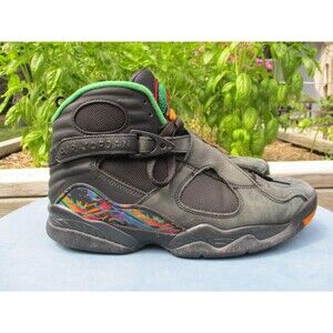 Jordan 8 Retro Tinker Air Raid Mens Size 8.5 Black Athletic Sneakers 305381-004